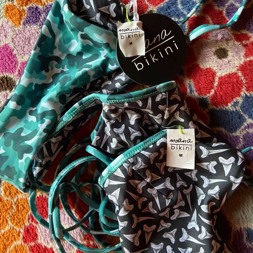 Moana tri top and string bottom